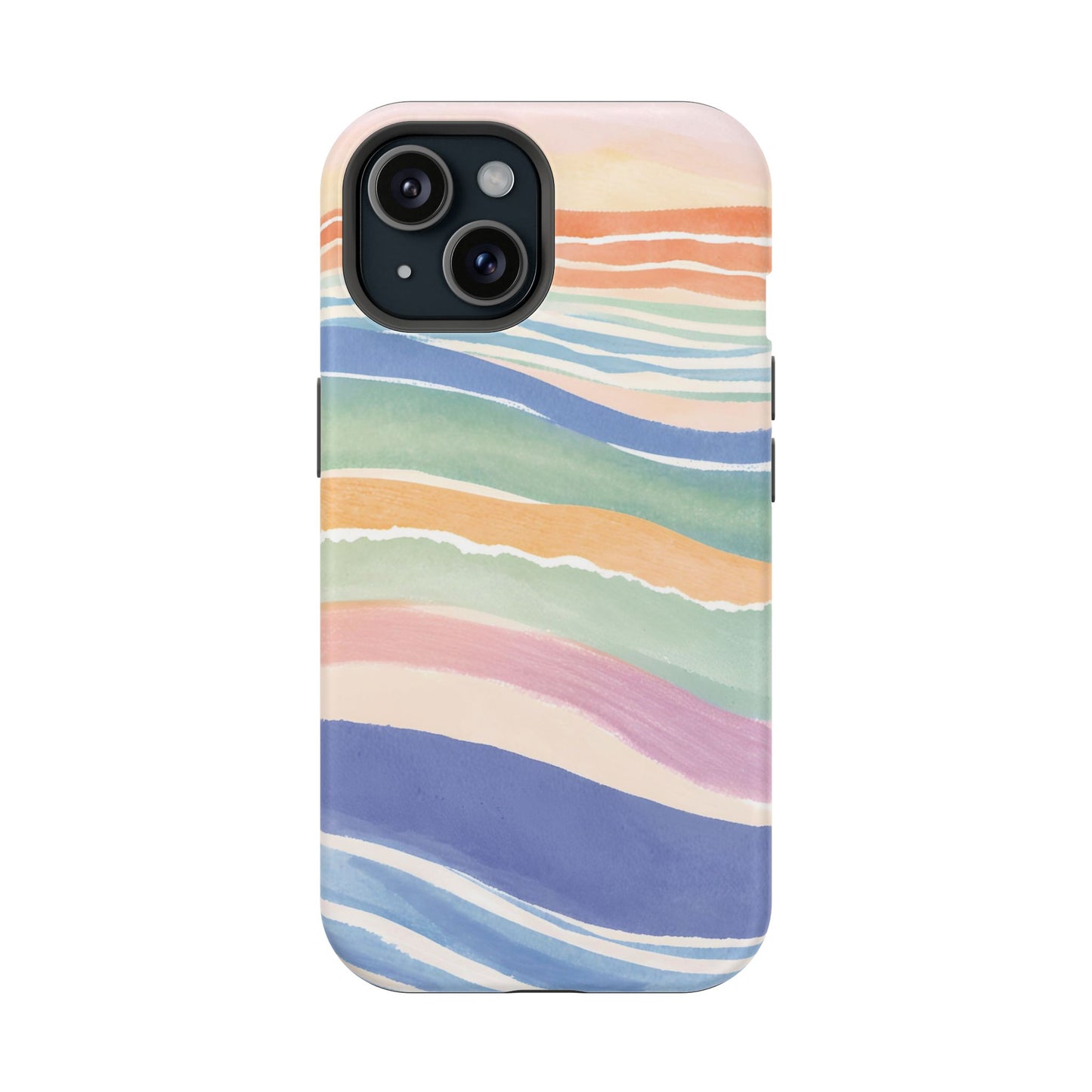 Coloured Waves Magnetic Tough Case